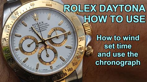 Rolex watch setting instructions